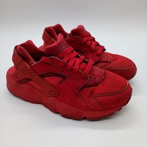Nike Air Huarache Run GS Red Sneakers Youth Size 5.5Y
